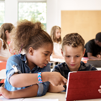 Children in a classroom