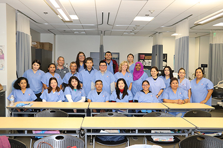 Students of the Personal Care Aide class