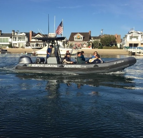 Marine research crew on a boat