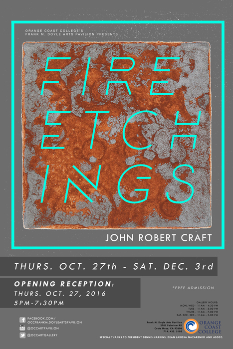 Fire Etchings flyer