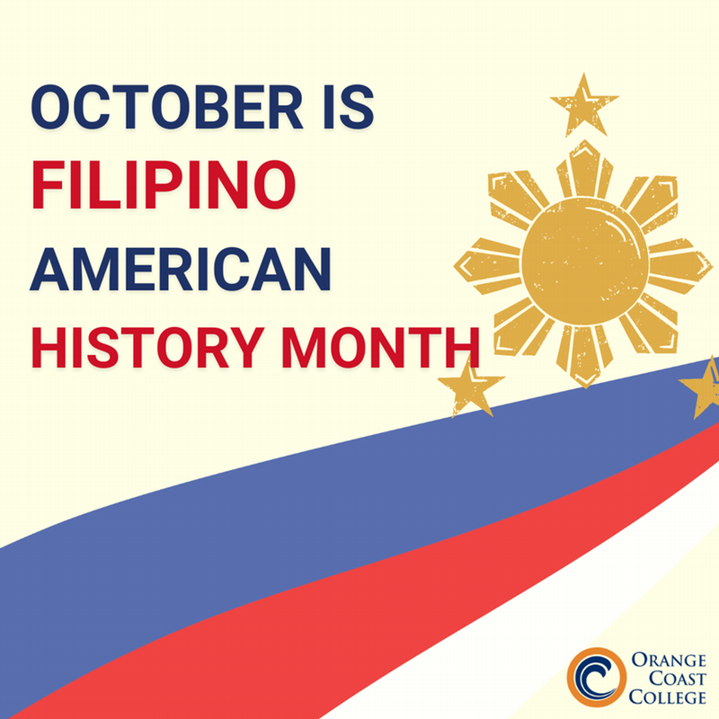 Filipino American History Month flyer