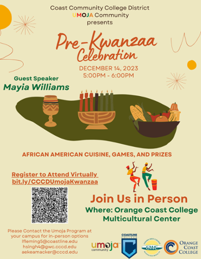 Flyer for Kwanzaa