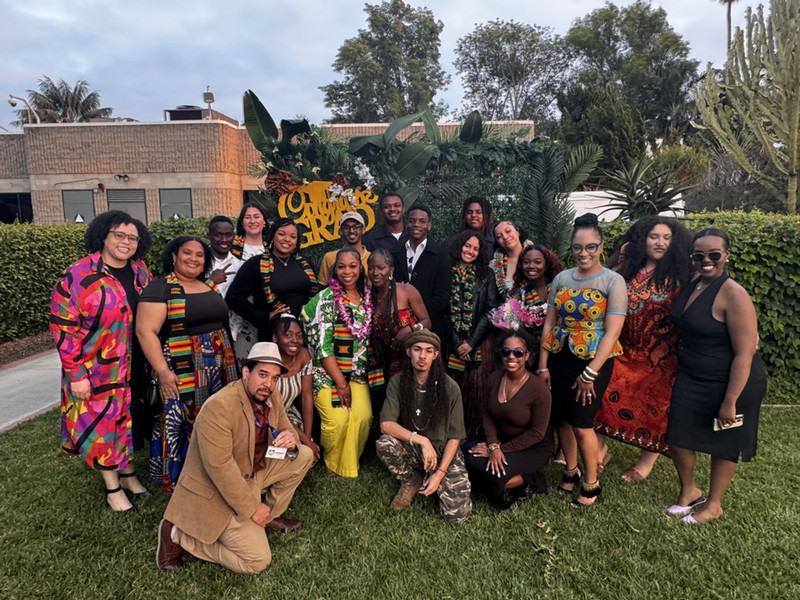 Umoja students at a conference